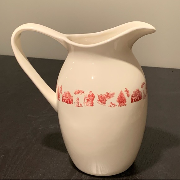 Vintage 2004 Square Nest Christmas Pitcher - Picture 9 of 13